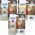 Epson T0612/T0613/T0614 Cyan/magenta/jaune  - Pack de 3 cartouches