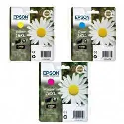 Epson 18XL Pack de 3 couleurs Cartouches d'encre d'origine