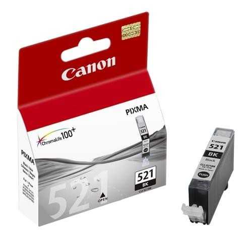 Canon CLI-521BK Noir Cartouche d'encre d'origine