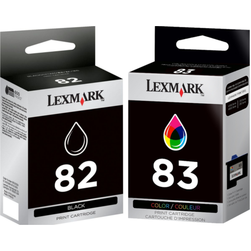 Lexmark 82/83 Noir couleur Pack de 2 cartouche d'encre d'origine