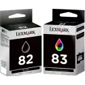 Lexmark 82 / 83 noir, jaune, cyan, magenta