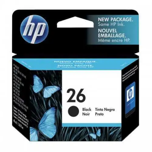 HP 26 noir cartouche d'encre d'origine - 51626A