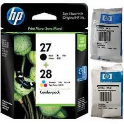 HP 27 /28 Lot de 2 cartouches d'encre d'origine HP