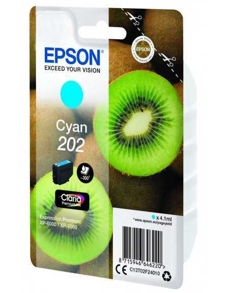 Epson 202 Cyan Cartouche d'encre d'origine