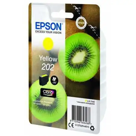 Epson 202 Jaune Cartouche d'encre d'origine