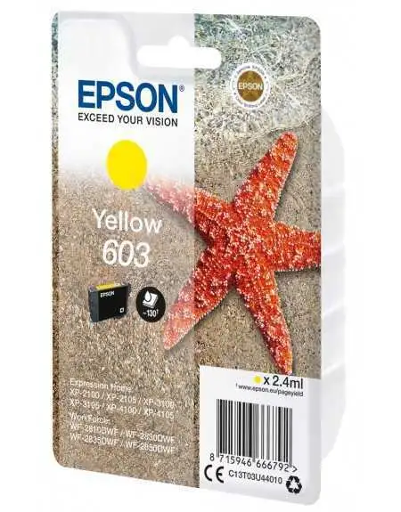 Epson 603 Jaune Etoile de Mer Cartouche d'encre d'origine