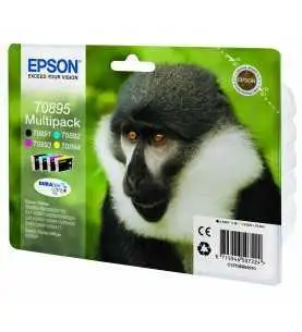 Epson T0895 Noir couleur Multipack de 4 Cartouches d'encre d'origine