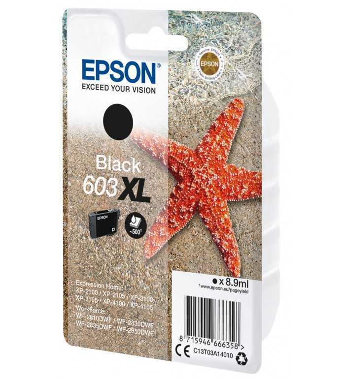 Epson 603XL Noir Etoile de Mer Cartouche d'encre d'origine