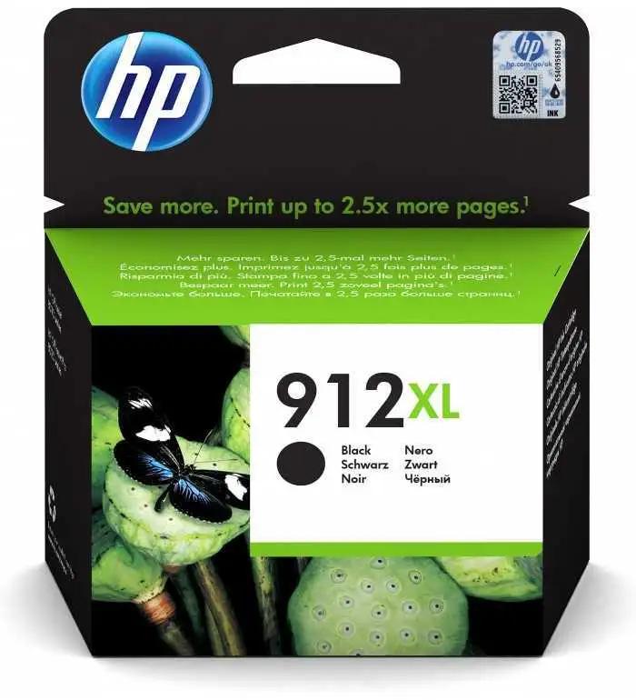 HP 912XL Noir Cartouche d'encre d'origine