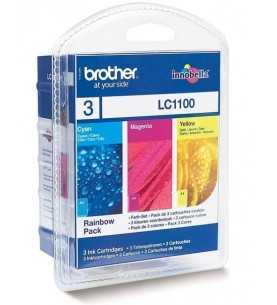 Brother LC1100 couleur X 3 Cartouches d'encre d'origine