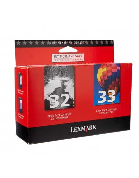 Lexmark 32/33 Noir couleur Pack de 2 cartouches d'encre d'origine