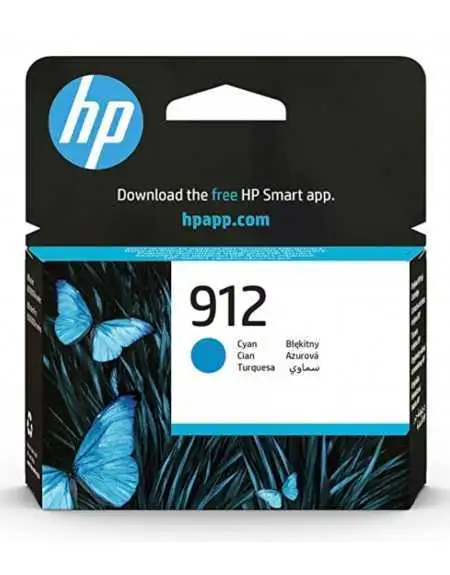 HP 912 Cyan Cartouche d'encre d'origine