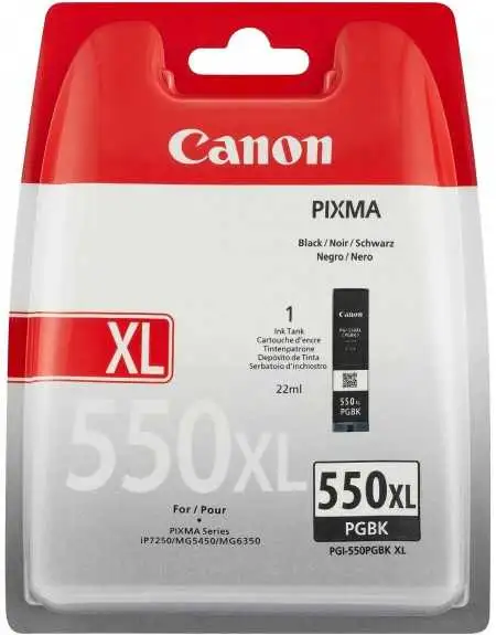 Canon PGI-550PGBK XL Noir Cartouche pas chère sur Promos-cartouches