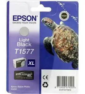 Epson T1577 Tortue Noir clair Cartouche d'encre d'origine