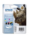 Epson T1006 Rhinocéros Couleur Pack de 3 Cartouches d'encre d'origine