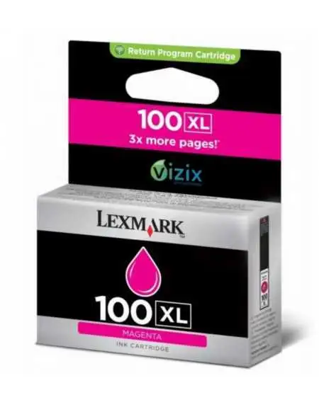 Lexmark 100XL Magenta Cartouche d'encre d'origine