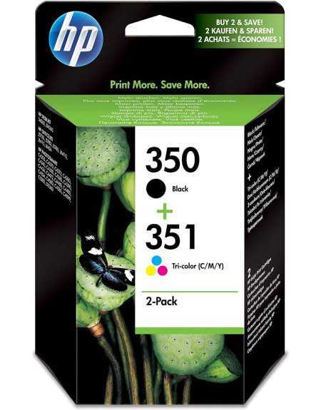 HP 350/351 Noir couleur Pack de 2 Cartouches d'encre d'origine