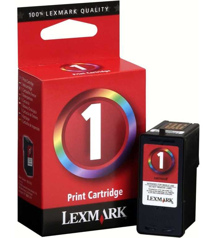 Lexmark N°1 Couleur Cartouche d'encre d'origine