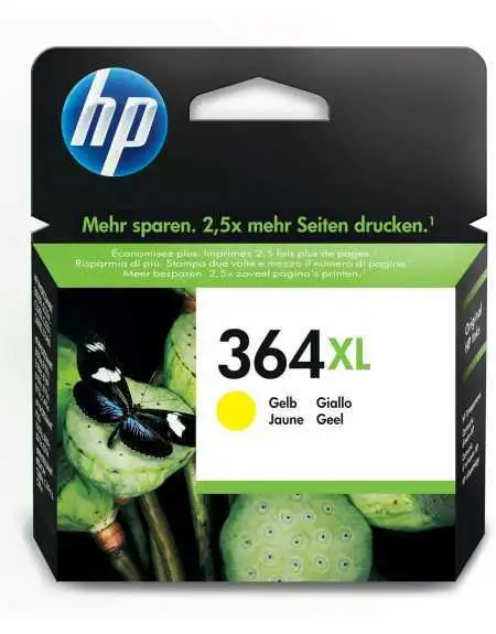 HP 364XL Jaune Cartouche d'encre d'origine