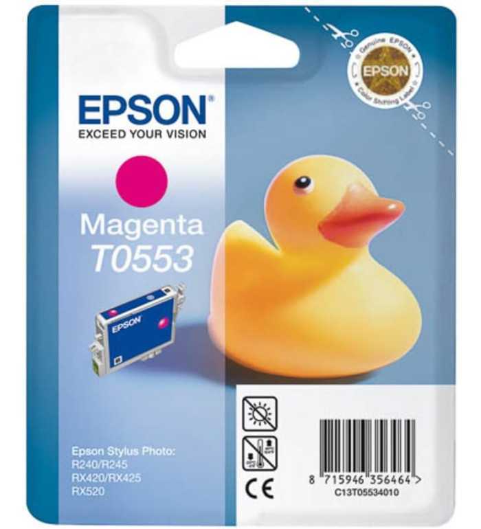 Epson T0553 Canard Magenta Cartouche d'encre d'origine