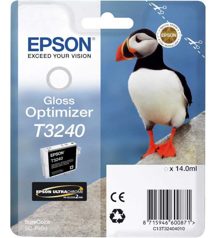 EPSON T3240 Gloss optimiser Macareux Cartouche d'encre d'origine