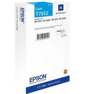 Epson T7552XL Cyan Cartouche d'encre d'origine