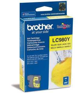 Brother LC980Y Jaune Cartouche d'encre d'origine