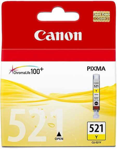 Canon CLI-521Y Jaune Cartouche d'encre d'origine