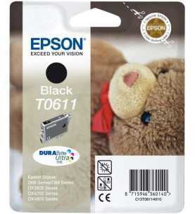 Epson T0611 Ourson Noir Cartouche d'encre d'origine