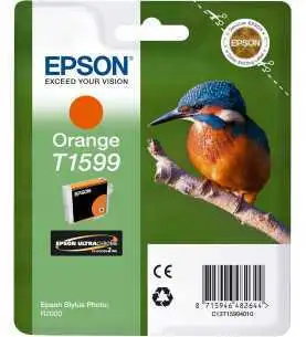 Epson T1599 Orange Martin pêcheur Cartouche d'encre d'origine