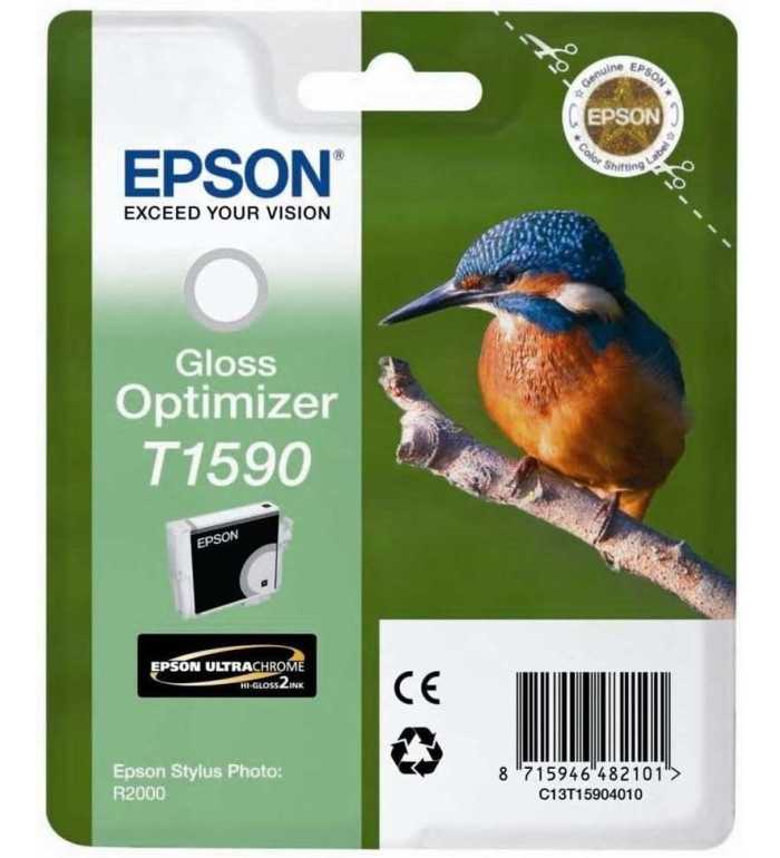 Epson T1590 Gloss Optimiseur Martin pêcheur Cartouche d'encre d'origine