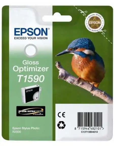 Epson T1590 Gloss Optimiseur Martin pêcheur Cartouche d'encre d'origine