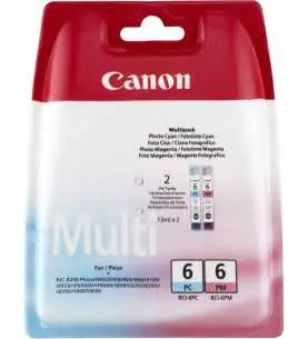 Canon BCI-6 PC/PM Multipack Photo Cyan, Magenta Cartouches d'encre d'origine