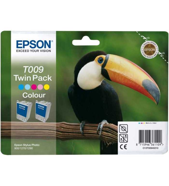 Epson T009 Couleur Twin pack de 2 cartouches d'encre d'origine