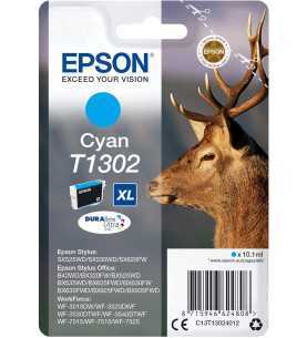 Epson T1302 Cyan Cerf Cartouche d'encre d'origine