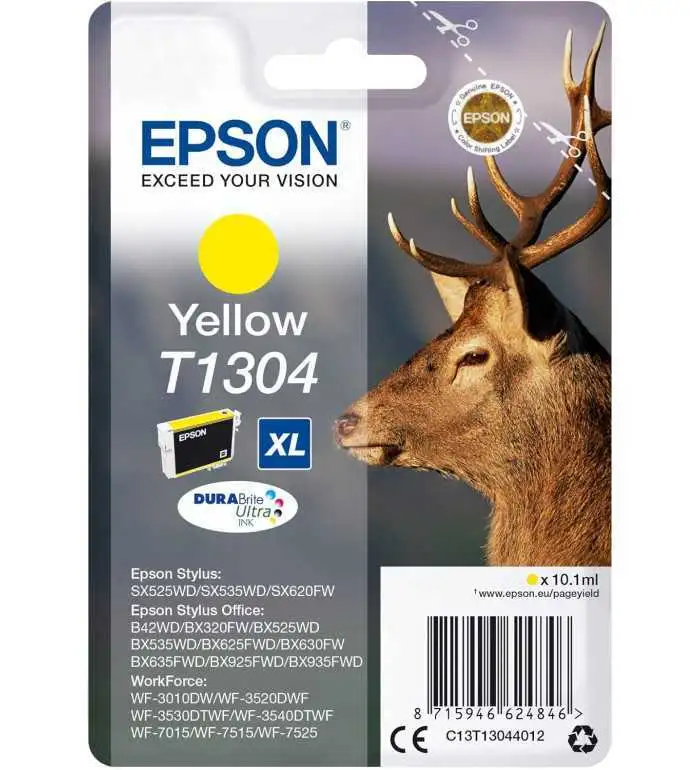 Epson T1304 Jaune Cerf Cartouche d'encre d'origine