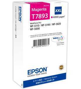Epson T7893 XXL Magenta Cartouche d'encre d'origine