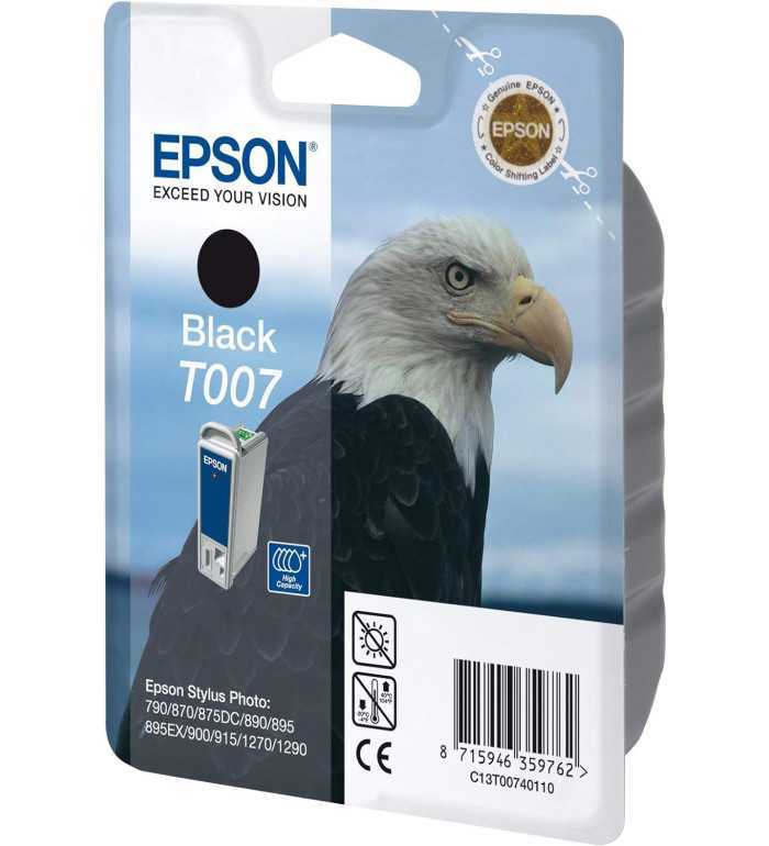 Epson T007 Noir Aigle Cartouche d'encre d'origine