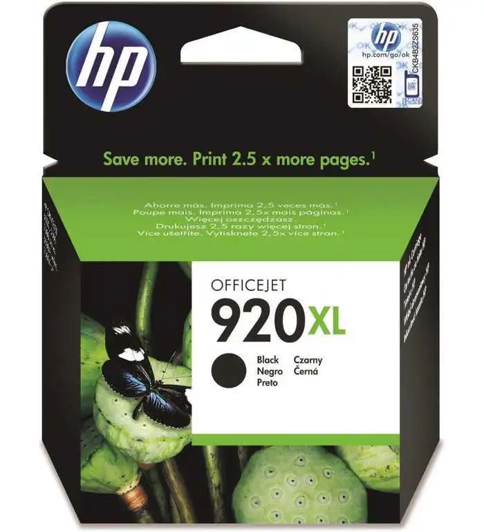 HP 920XL Noir Cartouche d'Encre d'origine