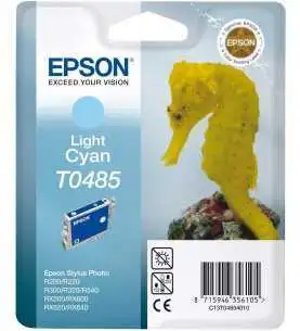 Epson T0485 Hippocampe Cyan clair Cartouche d'encre d'origine