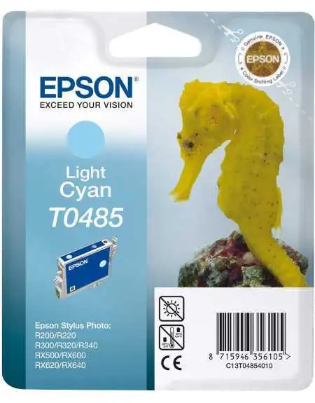 Epson T0485 Hippocampe Cyan clair Cartouche d'encre d'origine