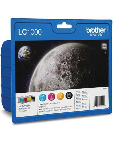 Brother LC1000 Noir couleur Pack de 4 Cartouches d'encre d'origine