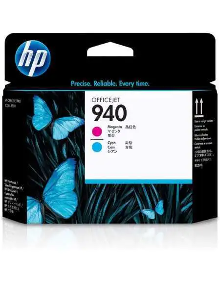 HP 940 Cyan Magenta Tête d'impression d'origine - C4901A