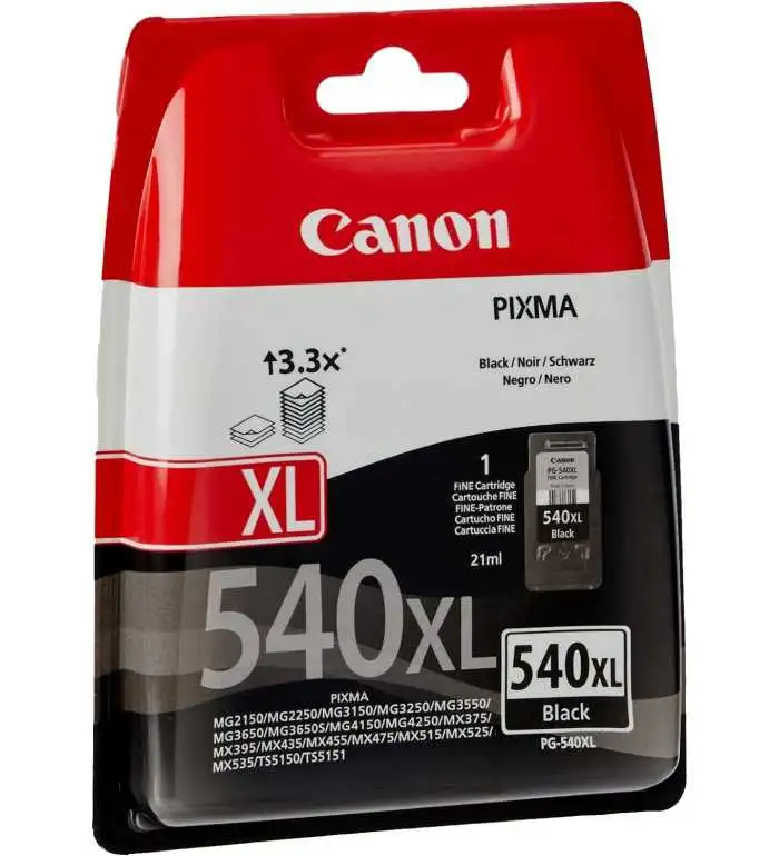 Canon PG-540XL Noir Cartouche d'encre d'origine