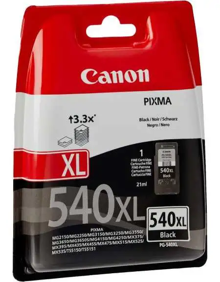 Canon PG-540XL Noir Cartouche d'encre d'origine