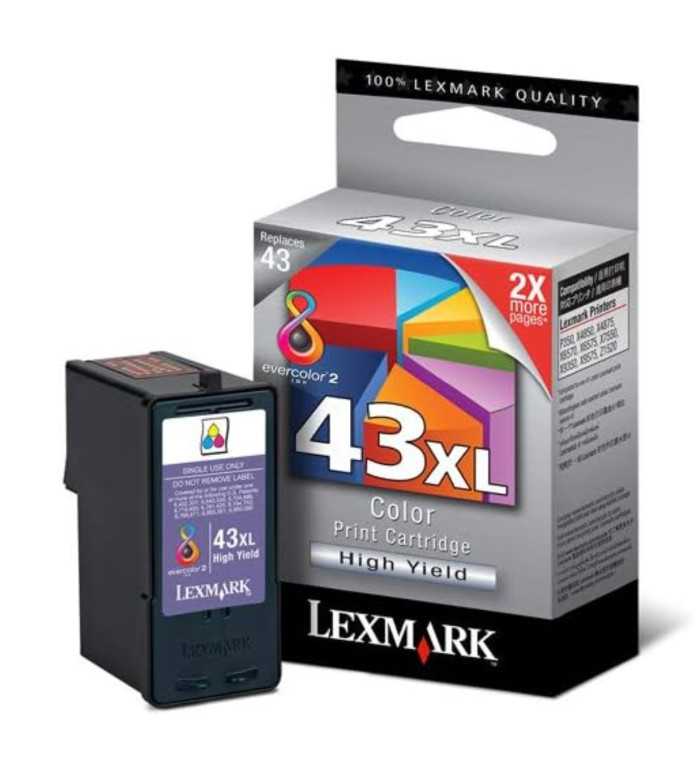 Lexmark 43XL Couleur Cartouche d'encre d'origine