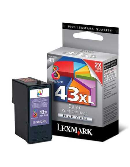 Lexmark 43XL Couleur Cartouche d'encre d'origine