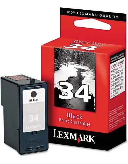 Lexmark 34 Noir Cartouche d'encre d'origine