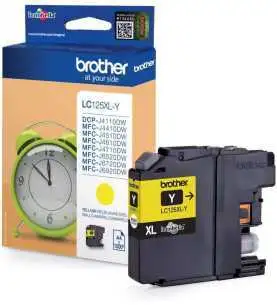 Brother LC125XL-Y Jaune Cartouche d'encre d'origine