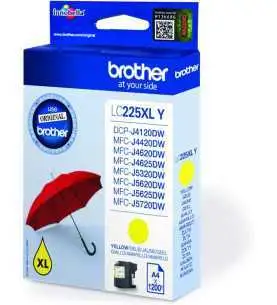 Brother LC225XL-Y Jaune Cartouche d'encre d'origine